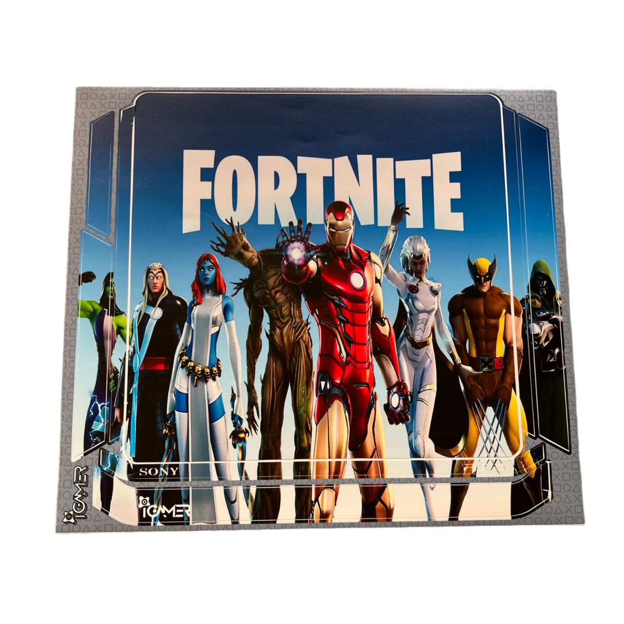 اسکین مخصوص Playstation4 Slim طرح Fortnite