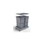 Meloni model 9026 soft floor rail trash can