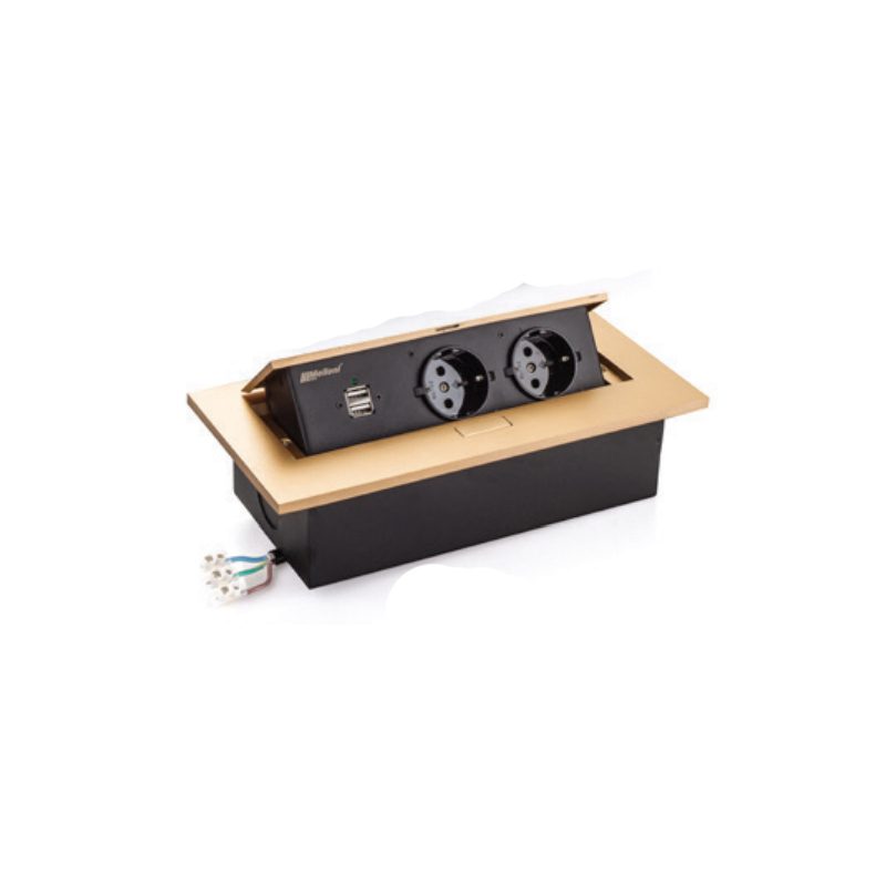 پریز-توکار-10017-ملونی---Melloni-طلایی