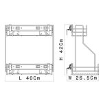 سبد-مواد-شوینده-مدل-ایتالیایی-(آرام-بند)-سلین-آدلان-مدل-A455