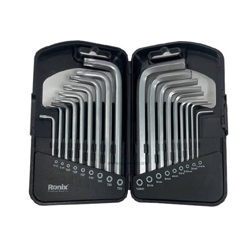 مجموعه-18-عددی-آلن-کوتاه-(شش-گوشه-و-ستاره-ای)-رونیکس-مدل-2051