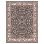 فرش ماشینی مه ترنج طرح گیلدا زمینه فیلی