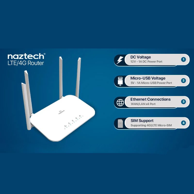 مودم روتر 4G/LTE نزتک مدل NZT-77DX