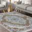 فرش ماشینی مه ترنج طرح آروانا زمینه فیلی 1000 شانه