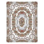 فرش ماشینی مه ترنج طرح دینا زمینه کرم 1000 شانه