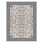 فرش ماشینی مه ترنج طرح گیلدا زمینه کرم 1000 شانه