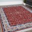 فرش ماشینی مه ترنج طرح لی رز زمینه لاکی 1000 شانه فرش ماشینی مه ترنج طرح لی رز زمینه لاکی 1000 شانه