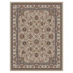 فرش ماشینی مه ترنج طرح یاشار زمینه فیلی 1000 شانه