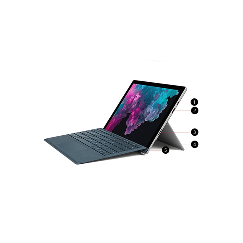 لپ تاپ تاچ اسکرین 12.5 اینچ مایکروسافت مدل Microsoft Surface Pro 5 i5-7300U 8GB 256GB