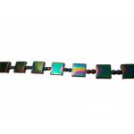 گردنبند سنگ طبیعی حدید آتشی کد 101