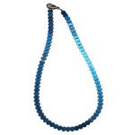 گردنبند سنگ طبیعی حدید قلبی کد 104