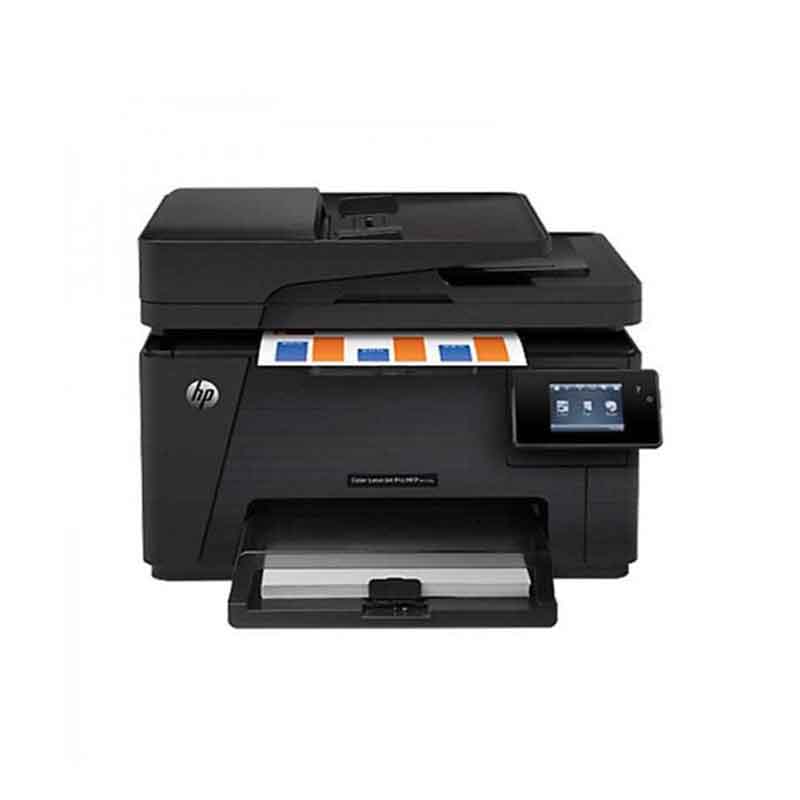 پرینتر رنگی لیزری اچ پی چهار کاره مدل LaserJet Pro M177fw