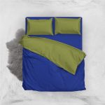 سرویس روتختی آ اس پ مینیمال زمینه آبی نفتی دو نفره 5 تکه