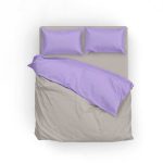 سرویس روتختی آ اس پ مینیمال زمینه کاهی دو نفره 5 تکه