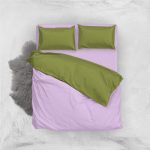 سرویس روتختی آ اس پ مینیمال زمینه صورتی‌کم‌رنگ دو نفره 5 تکه