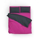 سرویس روتختی آ اس پ مینیمال زمینه سرخابی دو نفره 5 تکه