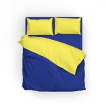 سرویس روتختی آ اس پ مینیمال زمینه سرمه‌ای دو نفره 5 تکه