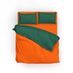 سرویس روتختی آ اس پ مینیمال زمینه نارنجی دو نفره 5 تکه