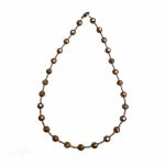 گردنبند سنگ طبیعی حدید مدل الیزابت کد 110