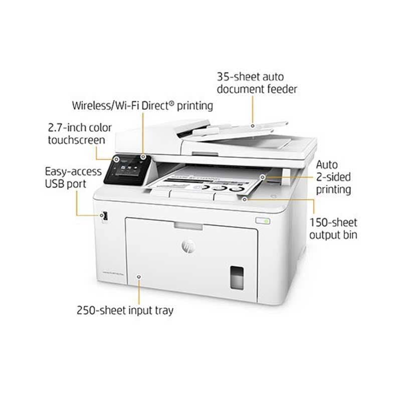 پرینتر لیزری اچ پی چهار کاره Laserjet Pro M227sdn