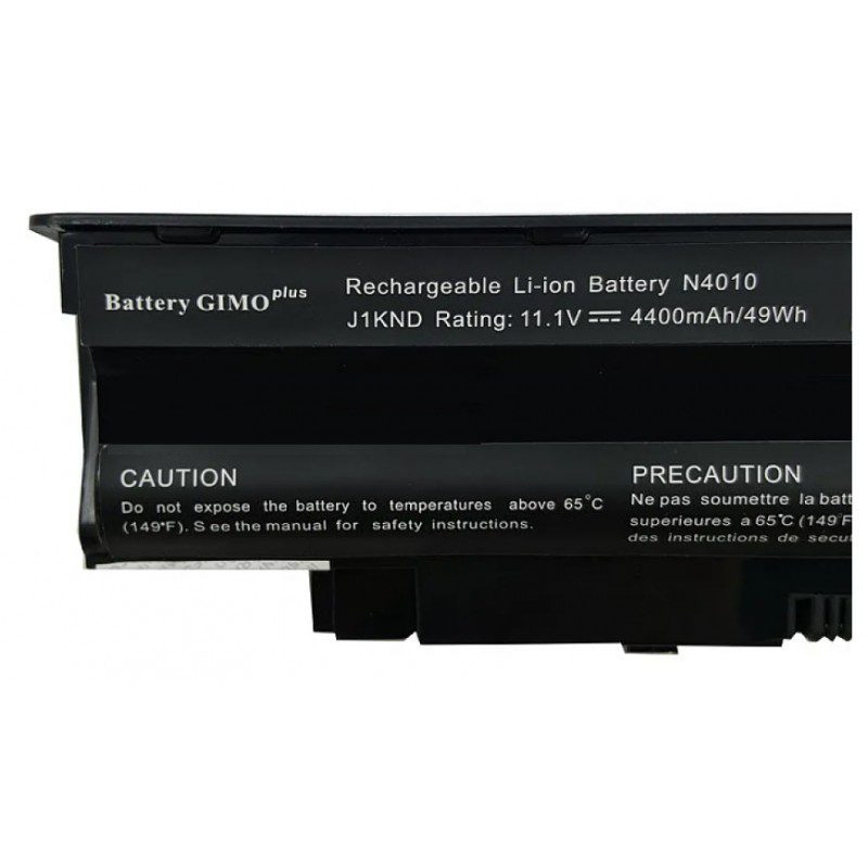 باتری لپ تاپ دل Inspiron N5010-N5110-N4010-N5030-6Cell Gimo Plus مشکی-49 وات ساعت