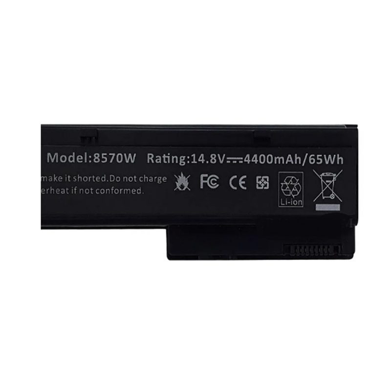 باتری لپ تاپ اچ پی EliteBook 8560W-8570W-8760W مشکی-65 وات ساعت