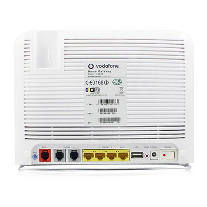 مودم روتر ADSL/VOIP ودافون مدل HG553 با قابلیت پشتیبانی از مودم دانگل 2G/3G و قابلیت نصب OpenWrt