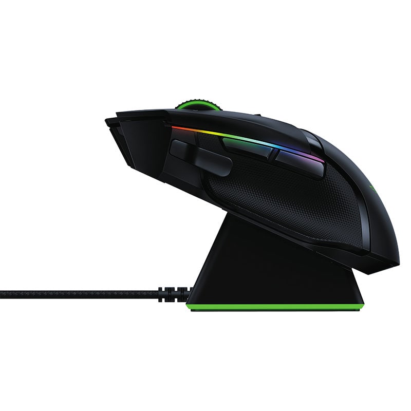 ماوس بی سیم مخصوص بازی ریزر مدل Razer Basilisk Ultimate به همراه پایه شارژر