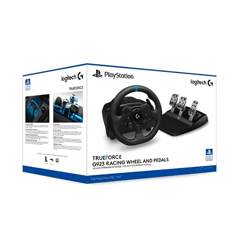 گجت دسته فرمان بازی لاجیتک مدل Logitech G923 مخصوص PlayStation