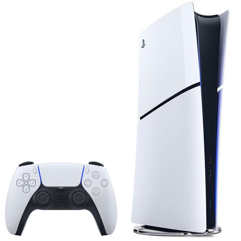 کنسول بازی دو دسته پلی استیشن 5 سونی مدل Sony PlayStation 5 Slim Digital همراه با بازی