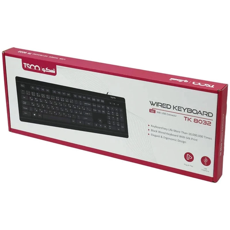 کیبورد تسکو مدل Tsco TK 8032