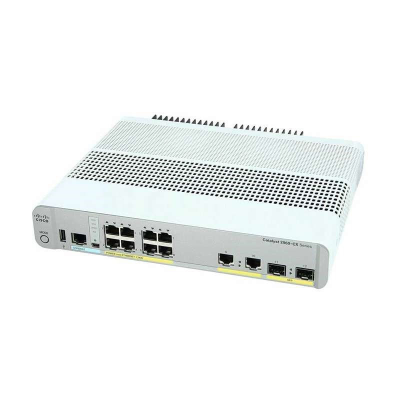 سوئیچ 8 پورت سیسکو مدل Cisco WS-C2960CX-8PC-L