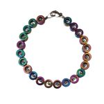 دستبند سنگ طبیعی حدید مدل افرا