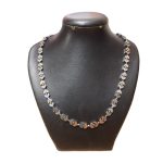 گردنبند سنگ طبیعی حدید مدل دانژه