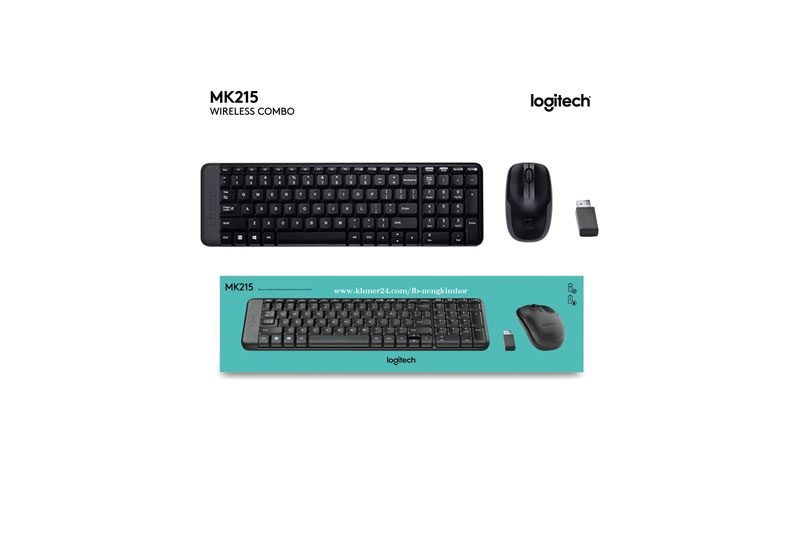 کیبورد و ماوس بی سیم لاجیتک مدل Logitech MK215 کیبورد و ماوس بی سیم لاجیتک مدل Logitech MK215