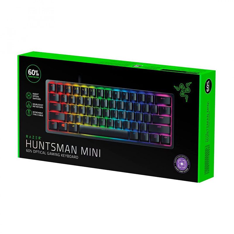 کیبورد گیمینگ ریزر مدل Rzaer Huntsman Mini