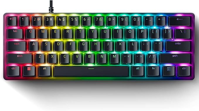 کیبورد گیمینگ ریزر مدل Rzaer Huntsman V3 Pro Mini