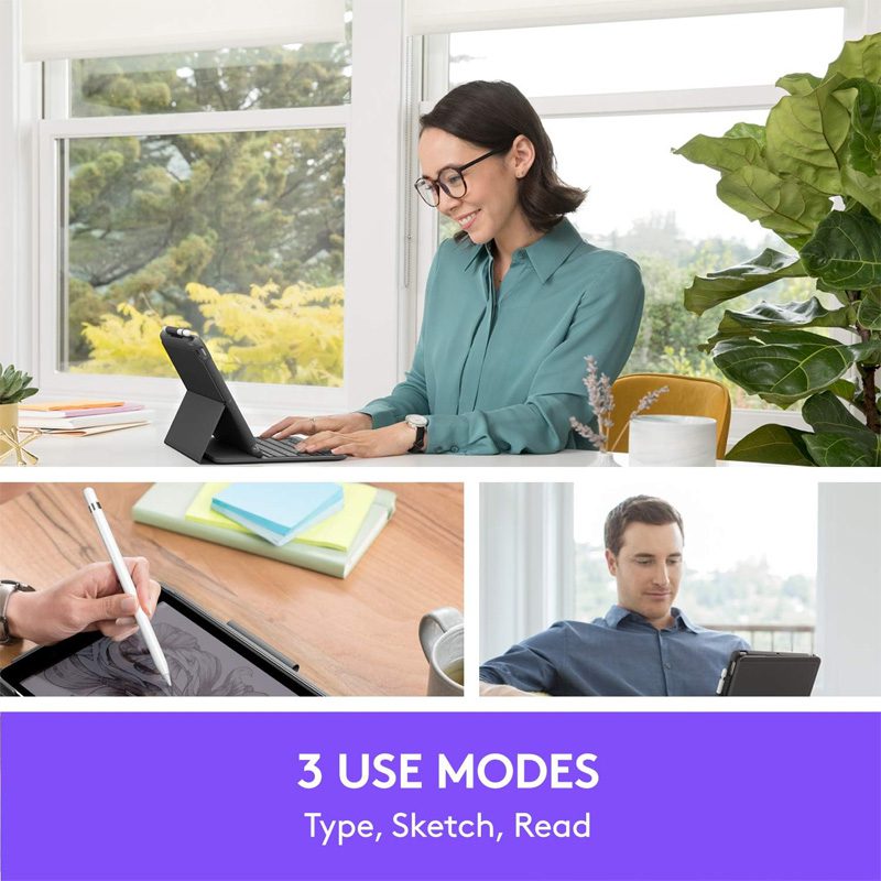 کیبورد کاور بی‌سیم لاجیتک مدل Slim Folio