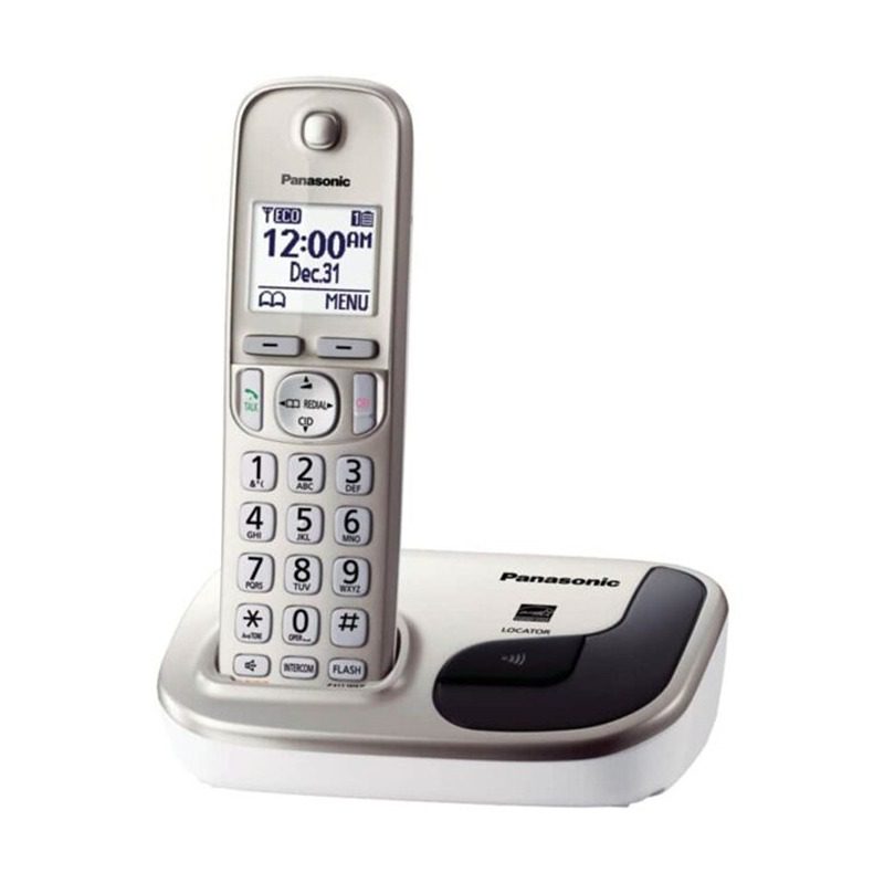 تلفن بی‌سیم پاناسونیک مدل KX-TGD210C مشکی