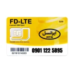 سیم کارت 4G/4.5G اعتباری ایرانسل 09011225895 به همراه 1 گیگ اینترنت یک ماهه