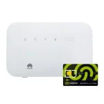 مودم 2G/3G/4G/4.5G/TD-LTE هوآوی مدل B612 به همراه سیم کارت مبین نت با بسته 100 گیگ شش ماهه