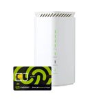 مودم روتر 5G ان ای سی مدل Speed Wi-Fi HOME 5G L12 CAT.21 + Wi-Fi 6 به همراه سیم کارت 360 درجه مبین نت با بسته 75 گیگ سه ماهه