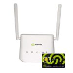 مودم 4G/4.5G مبین نت مدل MN4200 به همراه سیم کارت 360 درجه مبین نت با 30 گیگابایت اینترنت سه ماهه