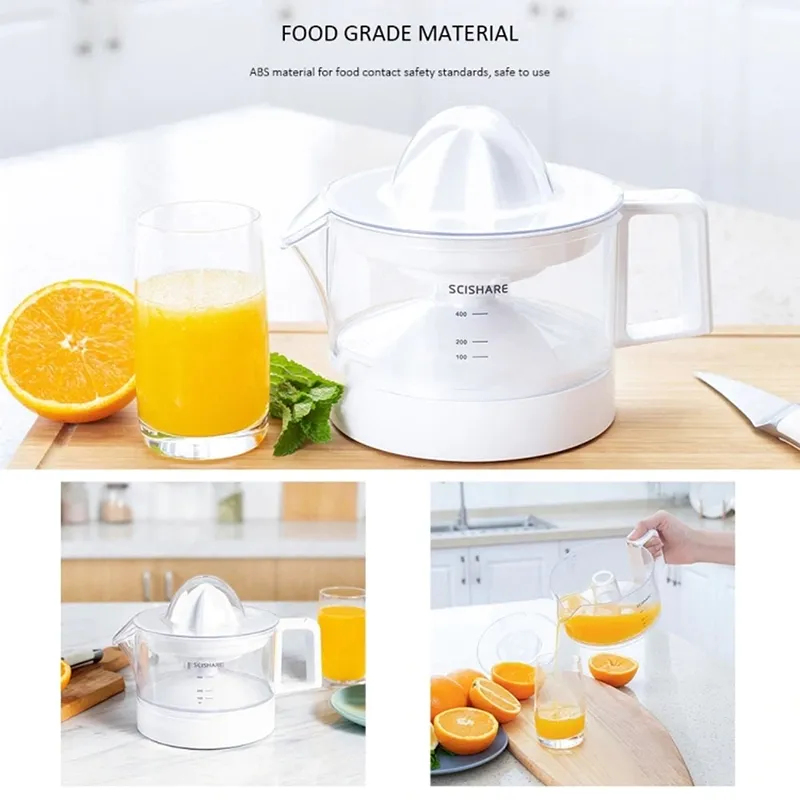 آبمیوه گیری برقی 400 میلی لیتری شیائومی مدل Xiaomi SCISHARE S411 400ml Electric Juicer