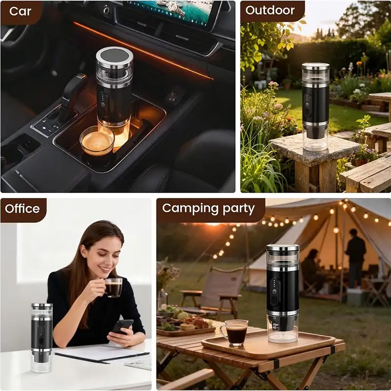 دستگاه اسپرسو ساز شارژی قابل حمل مدل Blue Fire Portable Espresso Maker BF 2-26