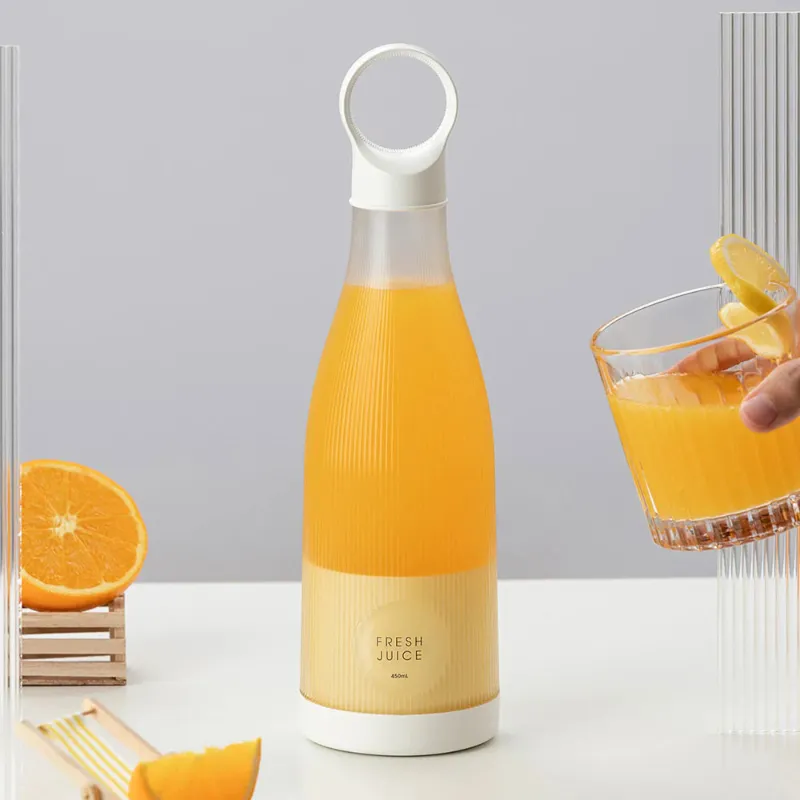بطری مخلوط کن قابل حمل Fresh Juice Bottle Blender 450ML V4