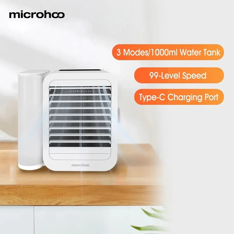 مینی کولر سلولوزی Microhoo Personal Mini Air Conditioning Fan MH01R