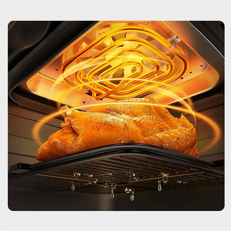 هوا پز بدون روغن چند منظوره شیائومی مدل Xiaomi Dual Zone Air Fryer 10L MAF-D1001 (جعبه باز)