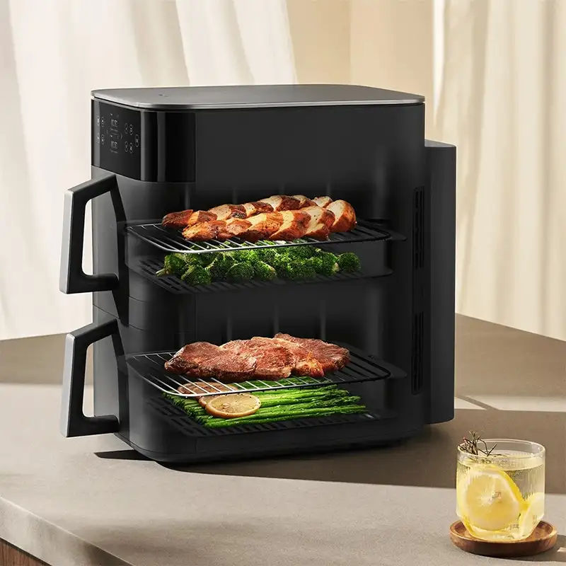 سرخ کن بدون روغن 12 لیتری هوشمند شیائومی مدل Xiaomi Smart Double Stack Air Fryer 12L MAF-DS1201