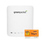 مودم TD-LTE گرین پکت مدل WLTXFSR-104GN به همراه سیم کارت سپنتا با بسته 300 گیگ شش ماهه